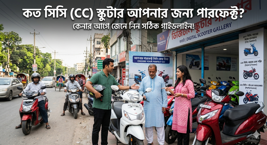 কত সিসি (cc) স্কুটার আপনার জন্য পারফেক্ট amarscooter
