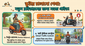 স্কুটার চালানো শেখা amarscooter.com